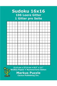 Sudoku 16x16 - 106 leere Gitter