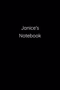 Janice's Notebook: Notebook / Journal / Diary - 6 x 9 inches (15,24 x 22,86 cm), 150 pages.