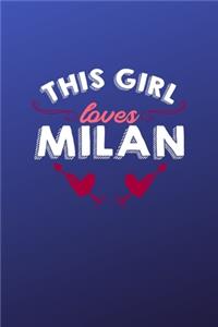 This girl loves Milan