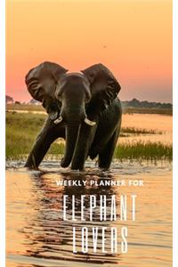 Weekly Planner for Elephant Lovers