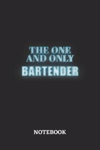 The One And Only Bartender Notebook