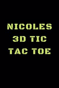 Nicoles 3D Tic Tac Toe