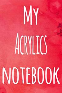 My Acrylics Notebook