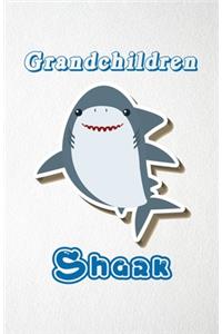Grandchildren Shark A5 Lined Notebook 110 Pages