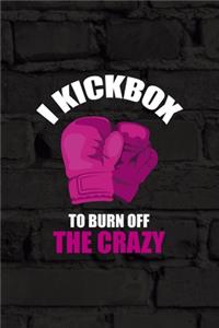 I Kickbox To Burn The Crazy