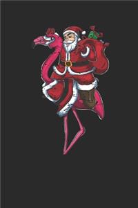 Christmas - Flamingo With Santa