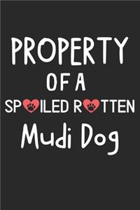 Property Of A Spoiled Rotten Mudi Dog