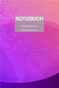 Notizbuch A5 Muster Wasserfarbe Lila