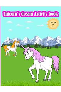 Unicorn's dream Activity book