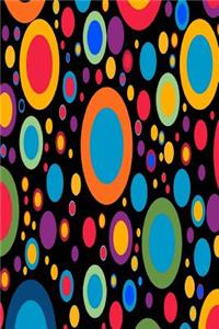 Vibrant Circles Pattern Lined Journal