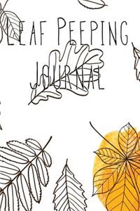 Leaf Peeping Journal
