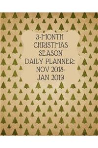 3-Month Christmas Season Daily Planner