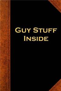 Guy Stuff Inside Journal For Men Vintage Style