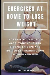 Exercises at Home to Lose Weight