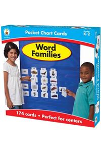Word Families Pocket Chart Cards