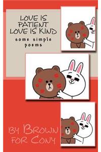 Love is patient love is kind