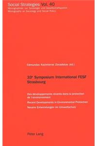 33e Symposium International FESF Strasbourg