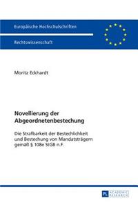 Novellierung der Abgeordnetenbestechung