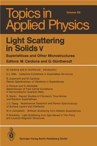 Light Scattering in Solids V