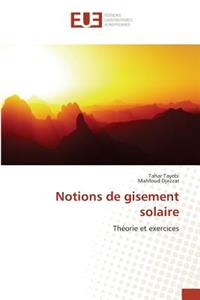 Notions de Gisement Solaire