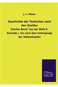 Geschichte der Teutschen nach den Quellen