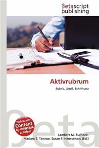 Aktivrubrum