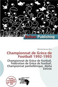 Championnat de Gr Ce de Football 1992-1993
