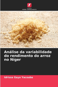 Análise da variabilidade do rendimento do arroz no Níger