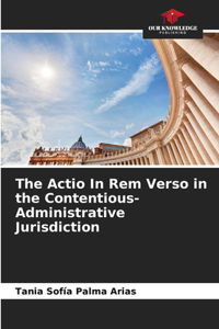 Actio In Rem Verso in the Contentious-Administrative Jurisdiction