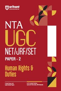 Arihant NTA UGC NET/ JRF/ SET PAPER-2 Human Rights & Duties | As per updated syllabus | 3 Model Papers with latest solved papers
