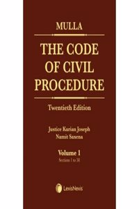 Mulla - The Code of Civil Procedure in 3 vols