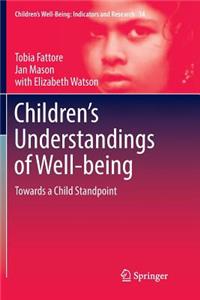 Children's Understandings of Well-Being