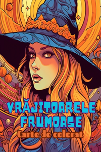 Carte de colorat Vrajitoare frumoase
