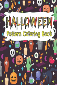 Halloween pattern coloring book