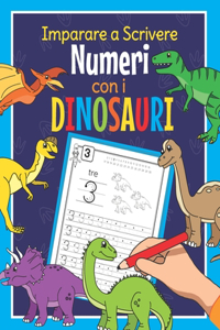 Imparare a Scrivere Numeri con i Dinosauri