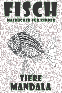 Malbücher für Kinder - Mandala - Tiere - Fisch