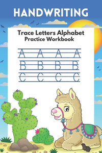 Trace Letters Alphabet Handwriting Practice workbook