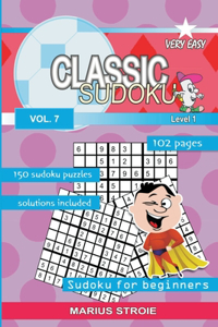 Classic Sudoku - very easy, vol. 7