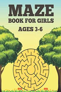 Maze Book For Girls Ages 3-6