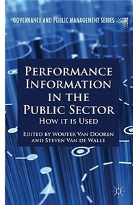 Performance Information in the Public Sector