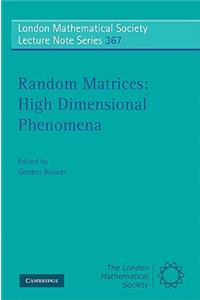 Random Matrices: High Dimensional Phenomena