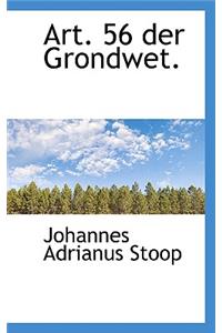 Art. 56 Der Grondwet.