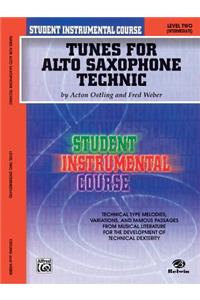 Tunes for Alto Saxophone Technic, Level Two