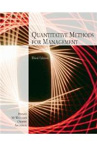 Quantitative Methods for Management, 3e