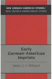 Early German-American Imprints