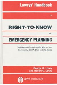 Lowrys' Handbook of Right-To-Know and Emergency Planning, Sara Title III