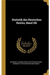 Statistik des Deutschen Reichs, Band 181