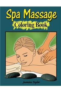 Spa Massage Coloring Book