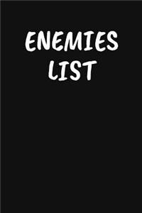 Enemies List