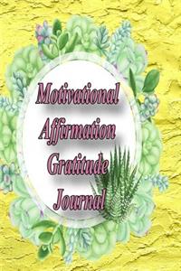 Motivational Affirmation Gratitude Journal